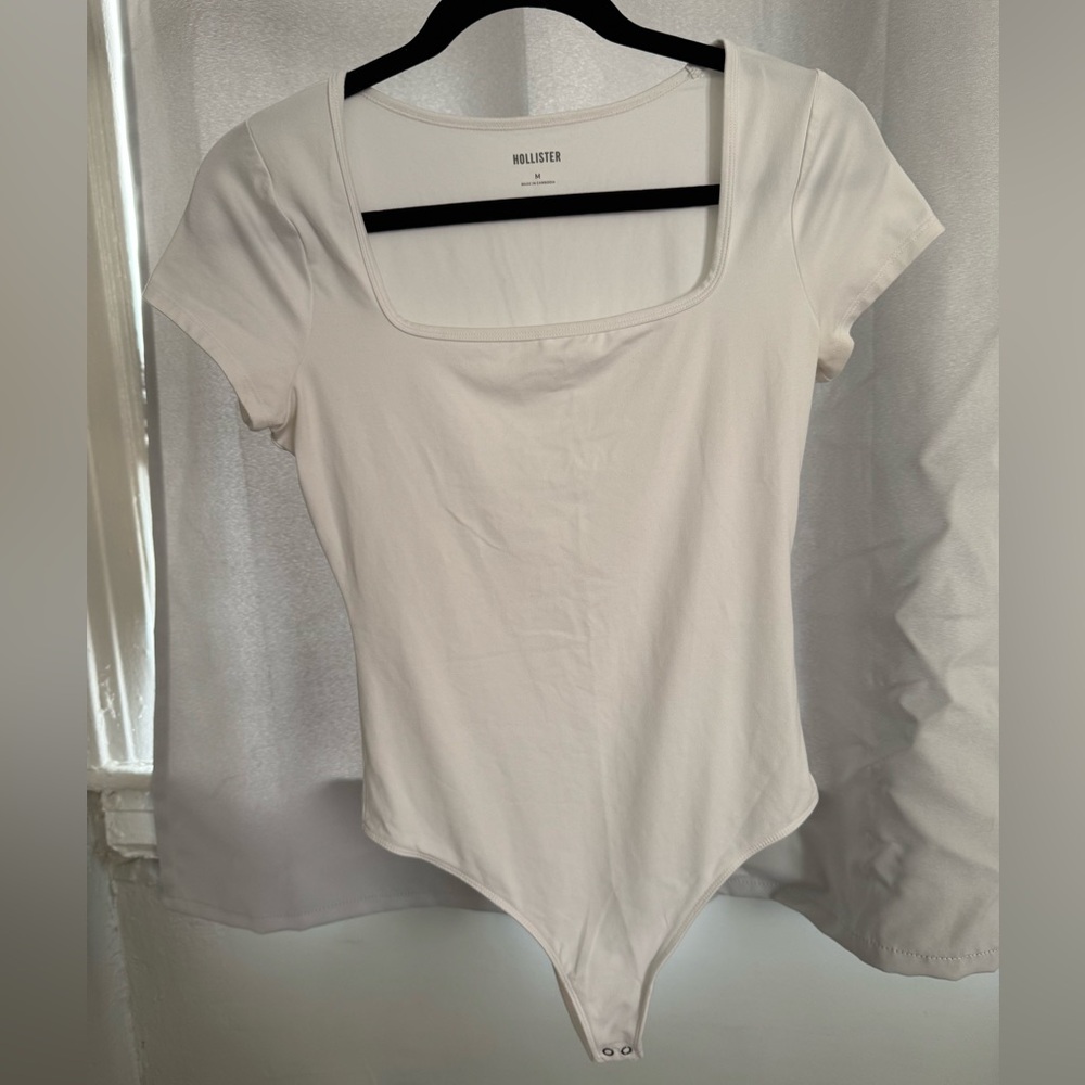 Hollister Cream Bodysuit Top